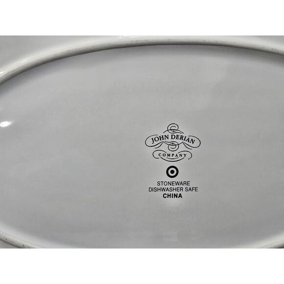 NWT John Derian 2024 Turkey Stoneware Serving Platter – Holiday Collectible - Picture 5 of 10